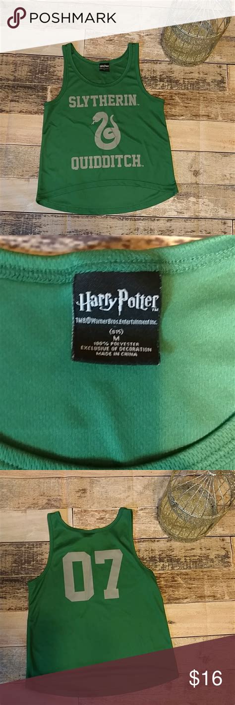 Harry Potter Brand Slitherin Jersey Med Jersey Slitherin Harry Potter