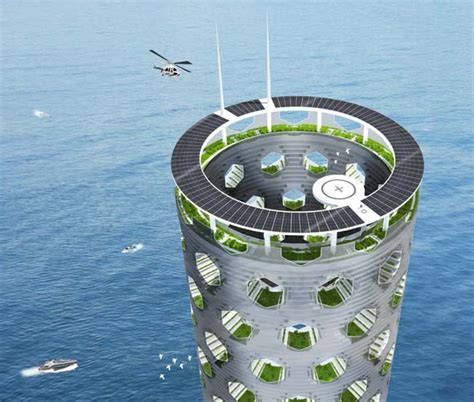 Vertical City Future Buildings Architecture Concept