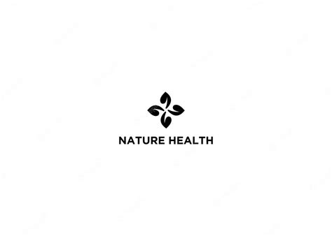 Premium Vector Nature Health Logo Design Vector Illustration