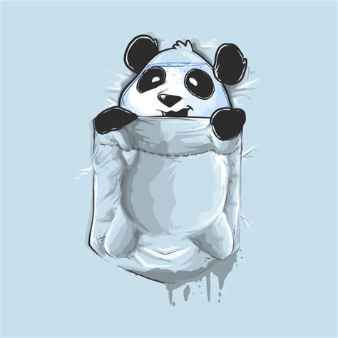 Pocket Panda Pocket T Shirt Teepublic