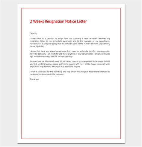 40 Best Resignation Letter Examples And Templates Word Pdf In 2022