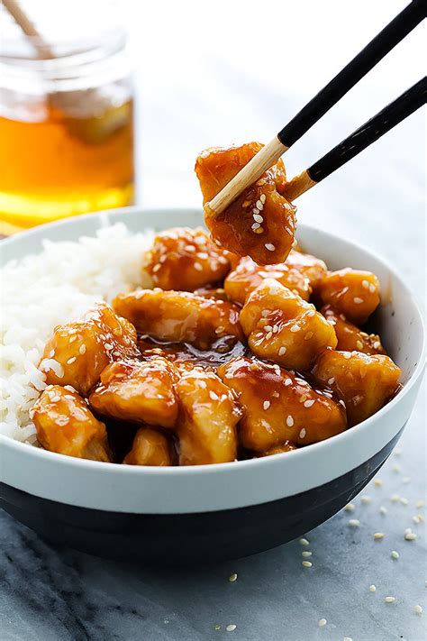 What A Delicious Slow Cooker Honey Sesame Chicken