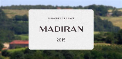 Madiran Le Millésime 2015 Vin And Champagne