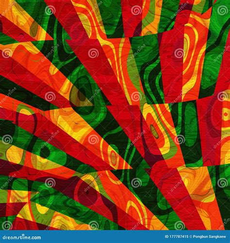 Colorful Reggae Music Color Sign Stock Illustration Illustration Of