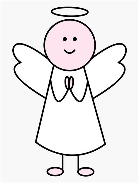 Angel Drawing For Kids Very Easy Transparent Cartoons Cartoon Easy