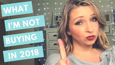 My 2018 Beauty Resolutions Youtube
