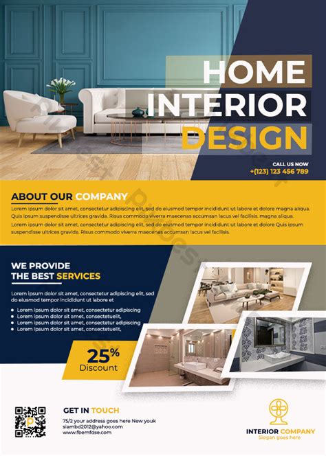 Creative Business Interior Flyer Design Template Psd Free Download