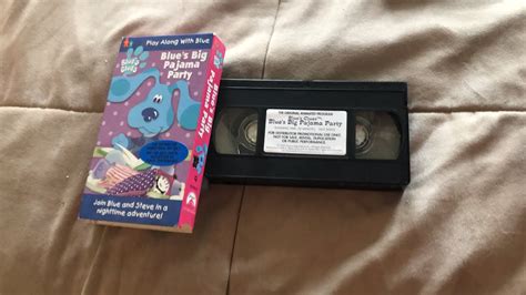 Opening To Blue S Clues Blue S Big Pajama Party Promo Vhs Youtube