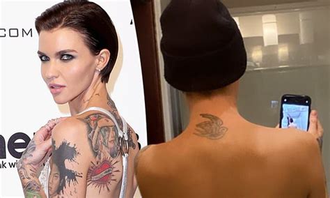 Actress Ruby Rose Looks Almost Unrecognisable Without Her Famous Tattoos Daily Mail Online