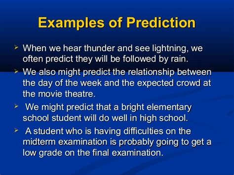 Day 10 Prediction And Regression