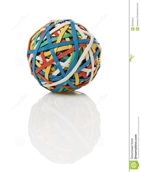 Trope as used in popular culture. Rubberband Ball Stock Images - Image: 30704544