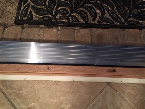 How to install an aluminum threshold for an exterior door. Varnish Door Threshold & How To Install An Adjustable Door ...