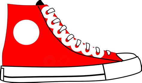 Tennis Shoes Clipart Black And White Free Clipartix