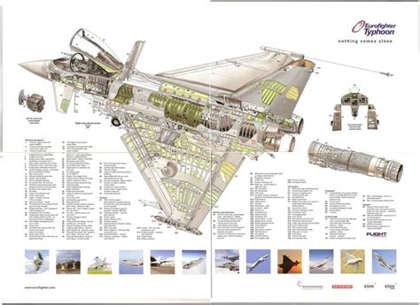 Eurofighter Typhoon cutaway | Aerospace cutaways and diagrams