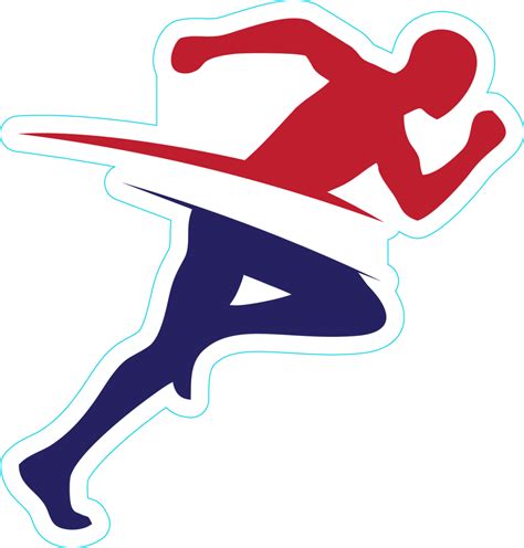 Running Man Logo Sticker