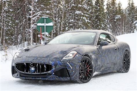 The Next Gen Maserati Granturismo Decided To Step Out In The Snow