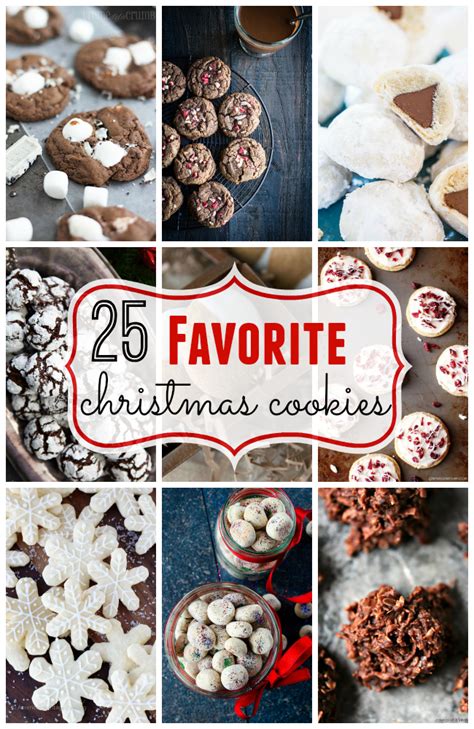 A few times a month i send out new recipes, links. 25 Favorite Christmas Cookie Recipes - A Burst of Beautiful
