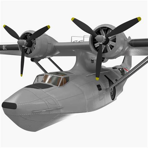 Flying Boat Consolidated Pby Catalina Wwii 3d Model 149 Unknown