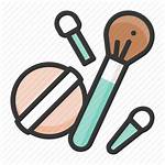 Cosmetic Icon Brush Makeup Powder Puff Icons