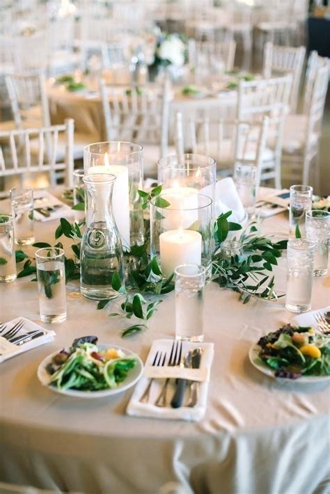 Simple Wedding Table Centerpiece Ideas Diy Centerpieces On A Bu With
