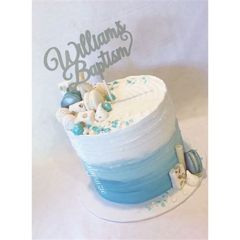 Boys Baptism Cake Made By Sweetsbysuzie In Melbourne Baby Shower