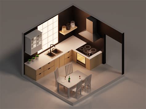 Isometric Art Isometric Design 3d Design House Design Modelos 3d