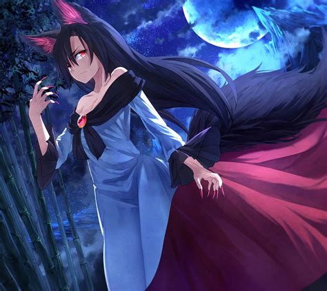Anime Wolf Girls Wallpapers Wallpaper Cave