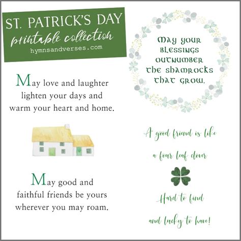 This has been interpreted as the deer's cry by middle irish popular etymology, but it is more likely a term for a spell of co. St Patricks Day Printable Collection - Hymns and Verses