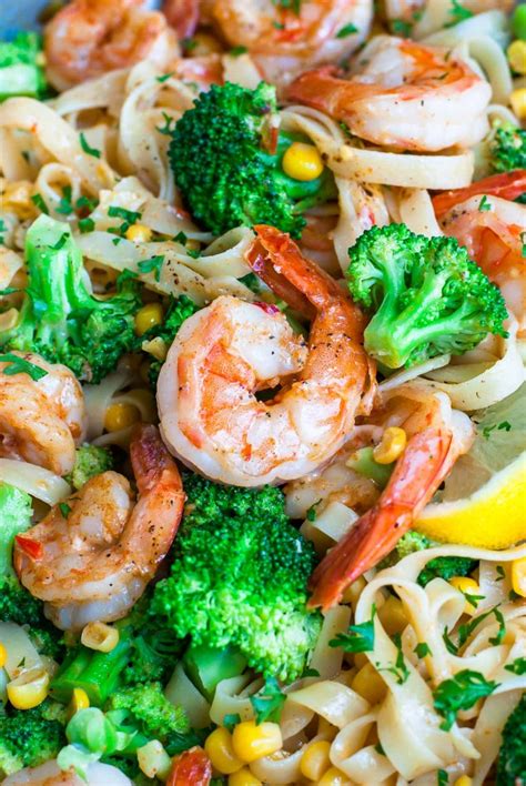 Cool for 1 min, then cut into strips. Cajun Shrimp Pasta with Lemon and Veggies - Peas And Crayons