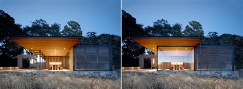 Designed by andrew mann architecture, this private vacation compound surrounded by vineyards is situated in napa county, california. walker warner architects sites quintessa pavilions in the ...