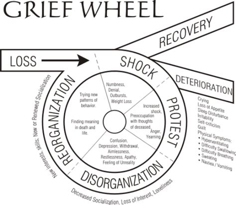 The Grief Wheel Grief Counseling Grief Therapy Grief
