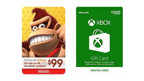 Nintendo Switch Eshop And Xbox Gift Cards Discounted Today Only Gamespot