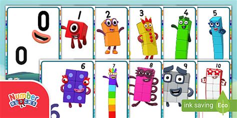 Numberblocks 0 10 Numeral Display Posters Teacher Made