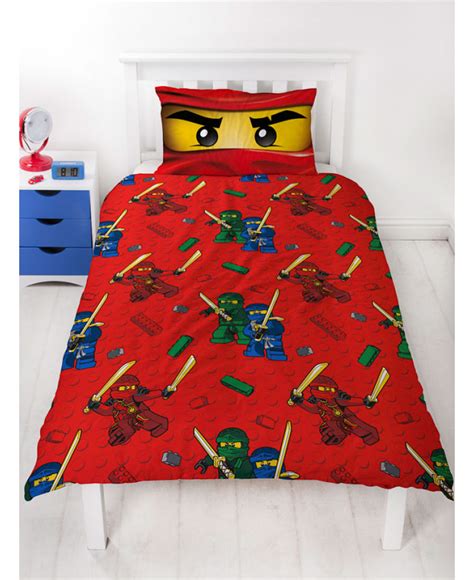 Lego Ninjago Collective Single Duvet Cover And Pillowcase Set