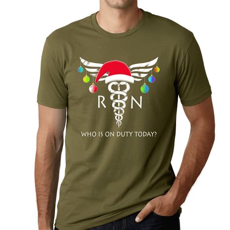Fire Fit Designs Christmas Nurse Shirt For Men Rn Christmas Shirts