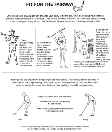 Simple Golf Stretches And Postural Tips Oakmont Orthopaedic And Sports