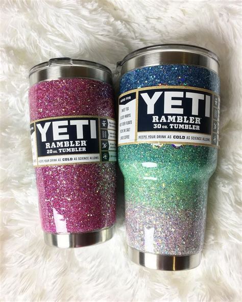 Glitter Yeti Ooh Girl These Limited Edition Glitters Though Custom Tumbler