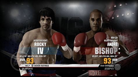 Ea Sports Fight Night Champion Rocky Iv Vs Andre Bishop Battle Of The