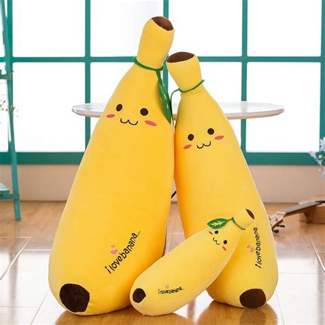 2020 Creative Software Banana Doll Simulation Fruit Holding Pillow Down Cotton Soft Plush Toy