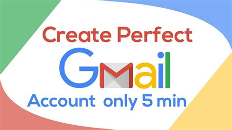 How To Create A Gmail Account G Mail Account Create Open Email