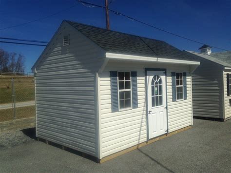 Hometown structures offers 4 storage sheds collections to choose from. SOLD! #2755 10x14 Vinyl Quaker Storage Shed For Sale $3500 - Frederick MD | 4-Outdoor