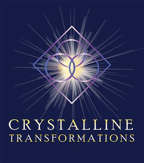 Spiritual Logo Design For Crystalline Transformations Spiritual Logo