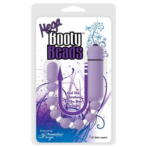 Vibrating Booty Beads Bendable Large Anal Plug Waterproof Flexible Butt