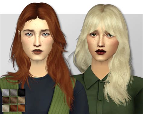 Wings On1118 And On1020 Hairs 4t2 Evannamari Sims 2 Hair Sims 2 Sims