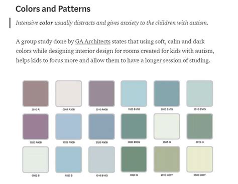 Pin By Faye Berry On Kids Office Autism Colors Classroom Color