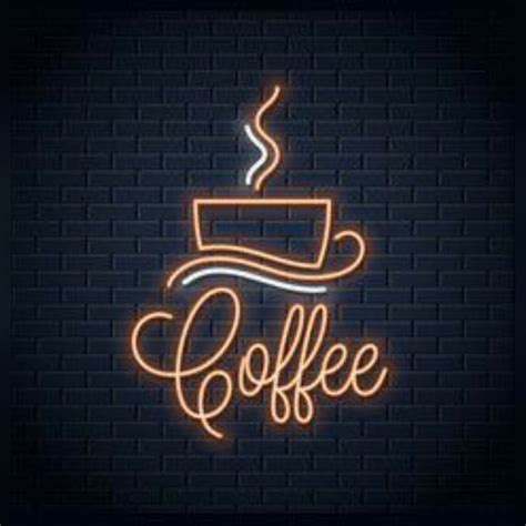 Pin By Yecofi On Cafe Neon Signs Coffee Shop Logo Design Coffee