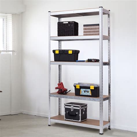Assemble a 5 level 36w shelving out of modular building blocks! 72" Storage Shelf Steel Metal 5 Levels Adjustable Shelves ...