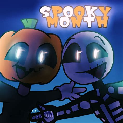 Spooky Month By Vandrawn On Newgrounds