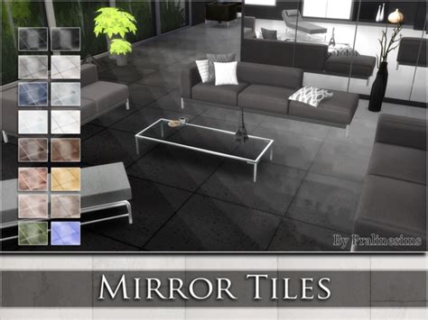 Mirror Tiles By Pralinesims At Tsr Sims 4 Updates
