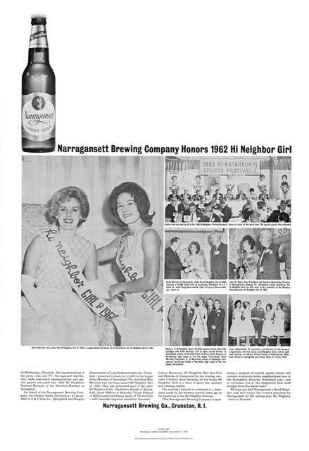 Next 3 Miss Hi Neighbor Pageants Narragansett Beer